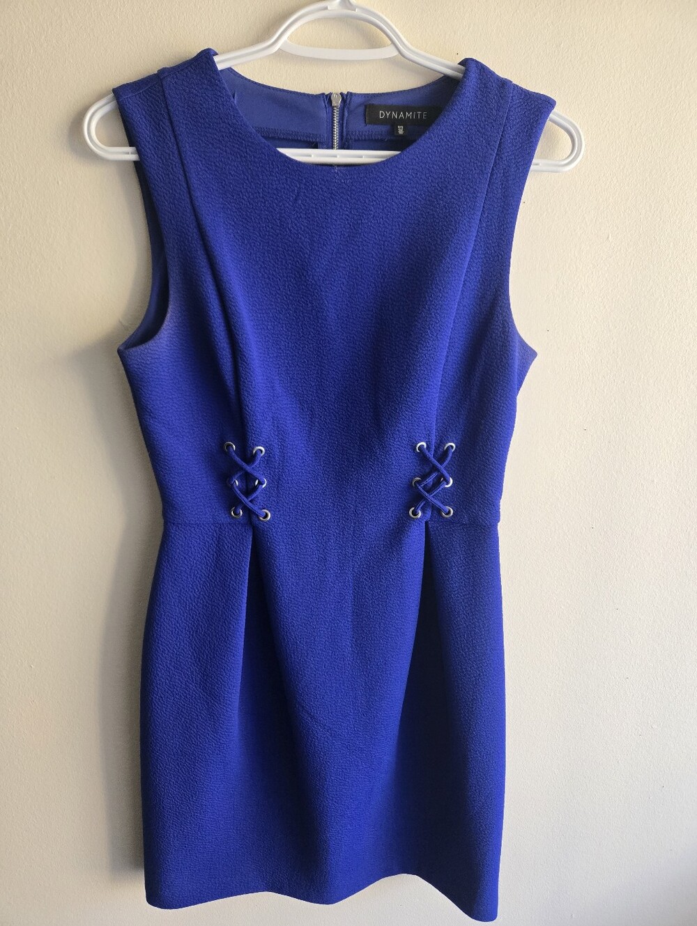 Dynamite Cobalt Blue Sleeveless Mini Dress